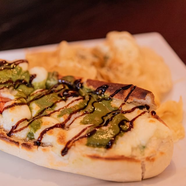 Avocado Caprese Sandwich.