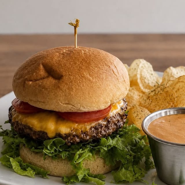 Grass-Fed Smash Burger.