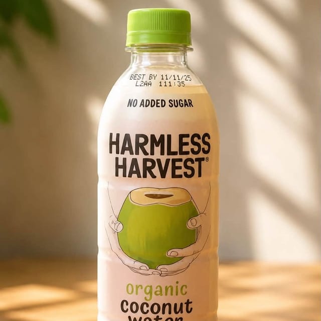 Harmless Coconut Water.