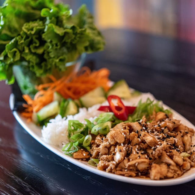 Korean BBQ Lettuce Wrap.