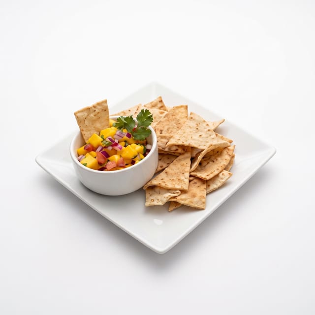 Mango Salsa & Chips.
