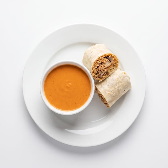 Spicy Asian Chicken Wrap.