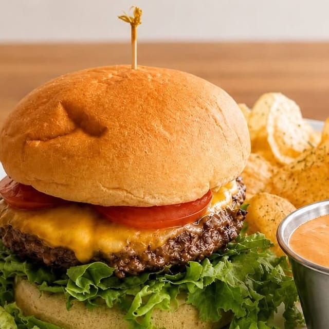Grass-Fed Smash Burger.